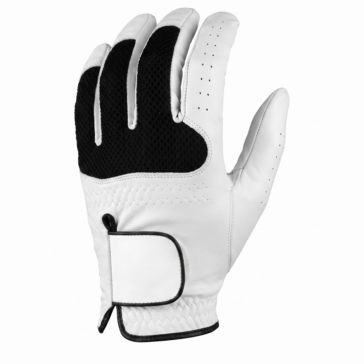 Murbie Fairway G3 white golf glove with black mesh back panel