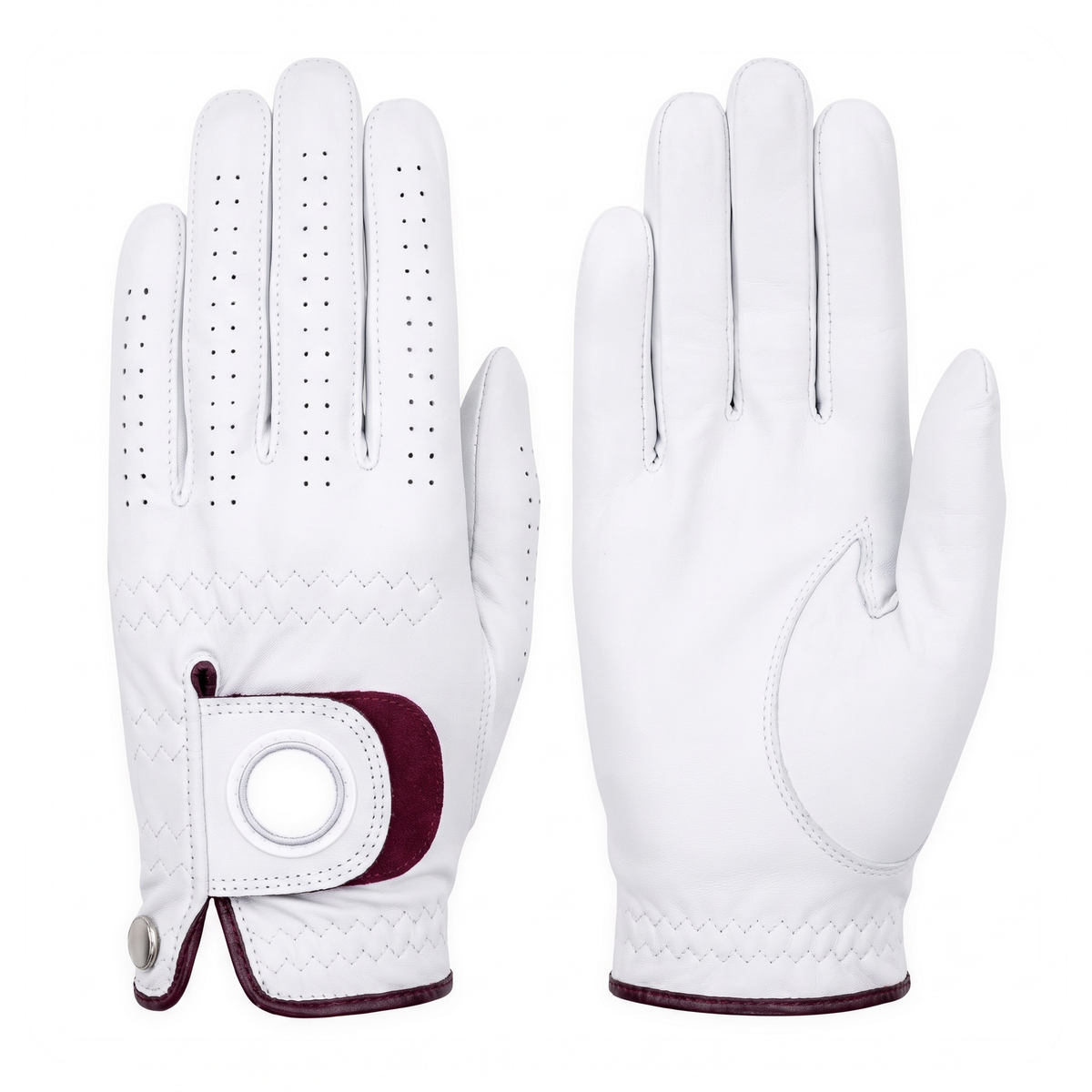 Murbie Fairway G5 golf glove back and perforated palm side by side