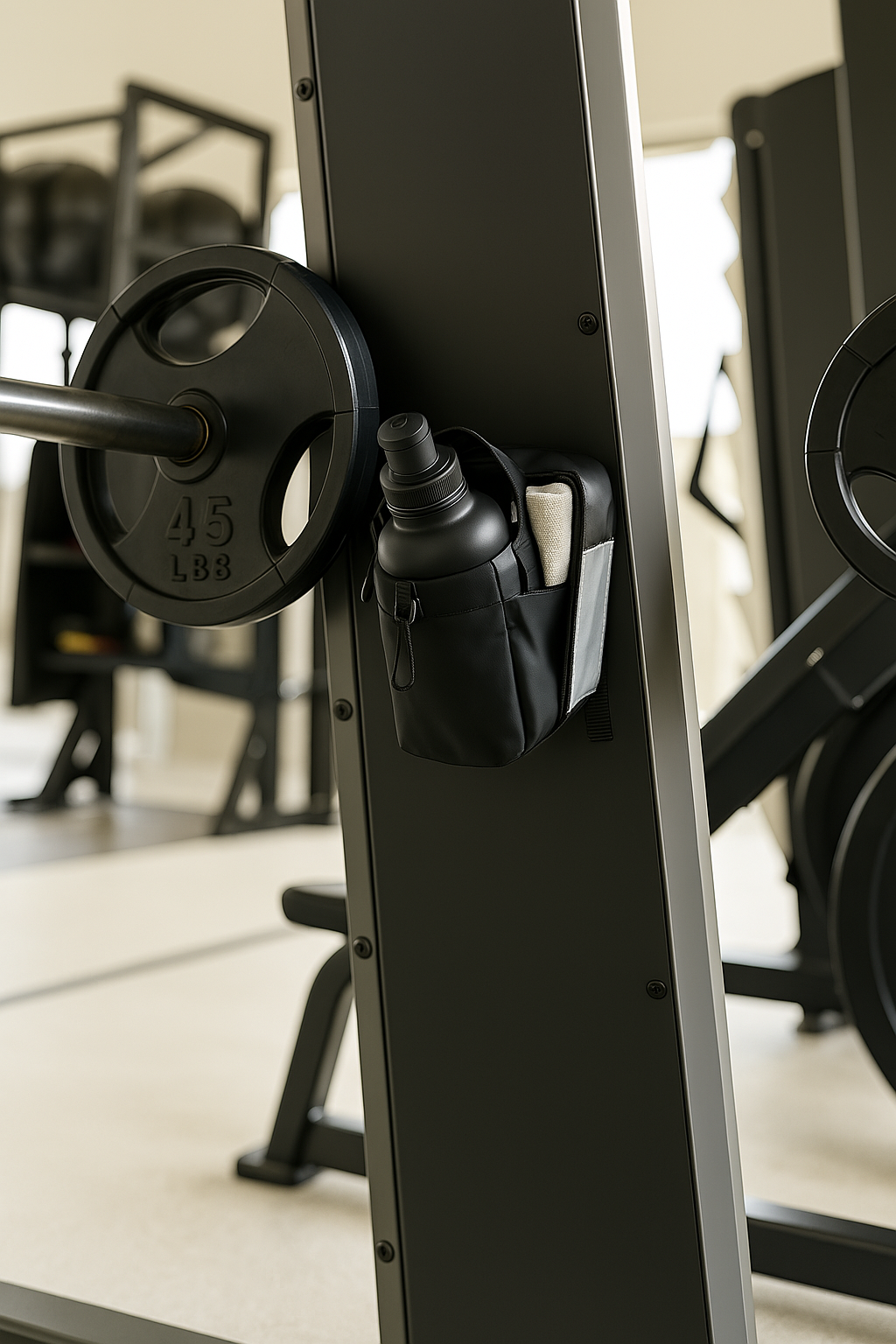 Magnetic Gym Pouch for Bottle