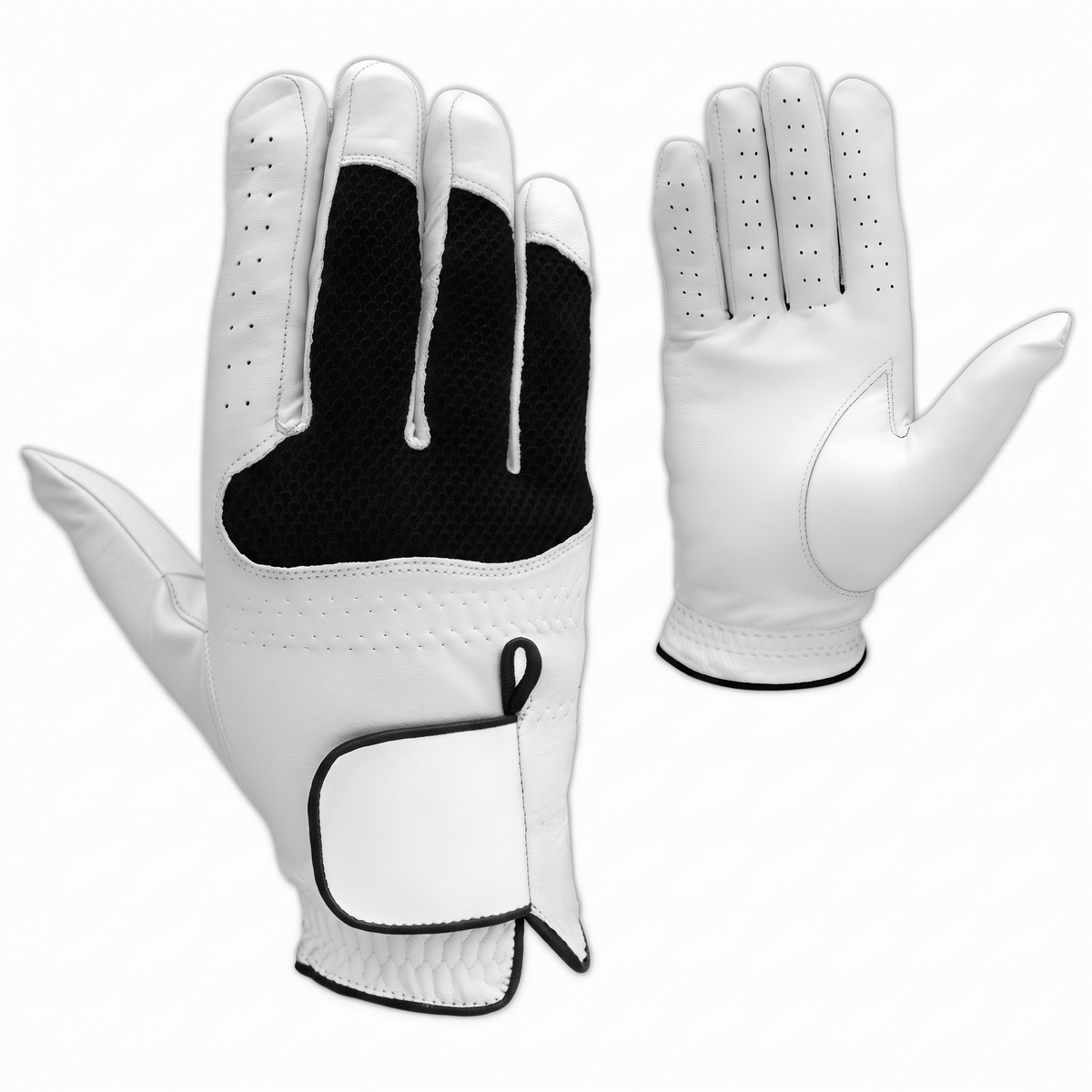Murbie Fairway G3 golf glove back and perforated palm side by side