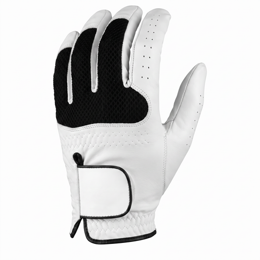 Murbie Fairway G3 white golf glove with black mesh back panel