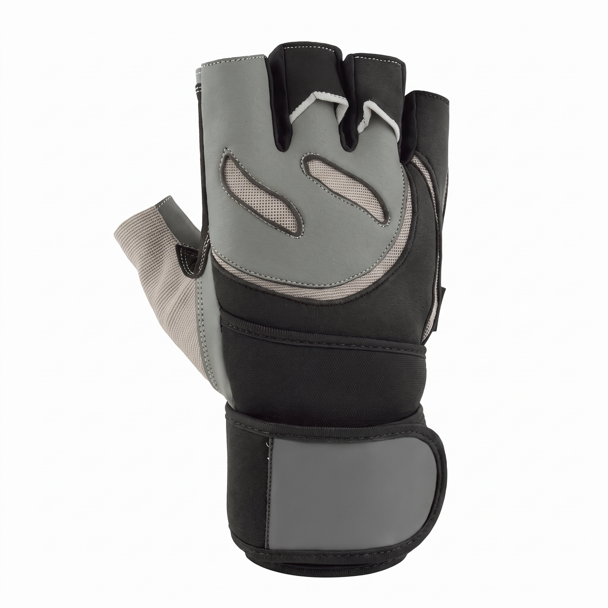 Murbie Iron I5 grey weightlifting glove with wrist wrap