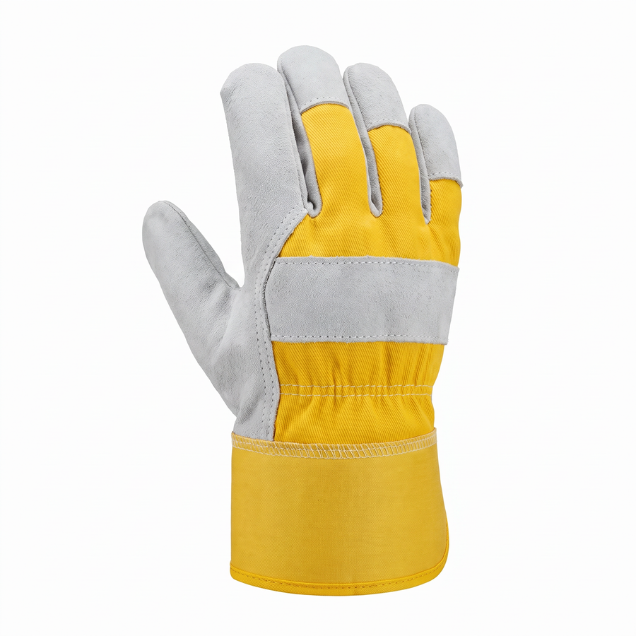 Murbie Haul L1 leather work gloves, yellow cuff